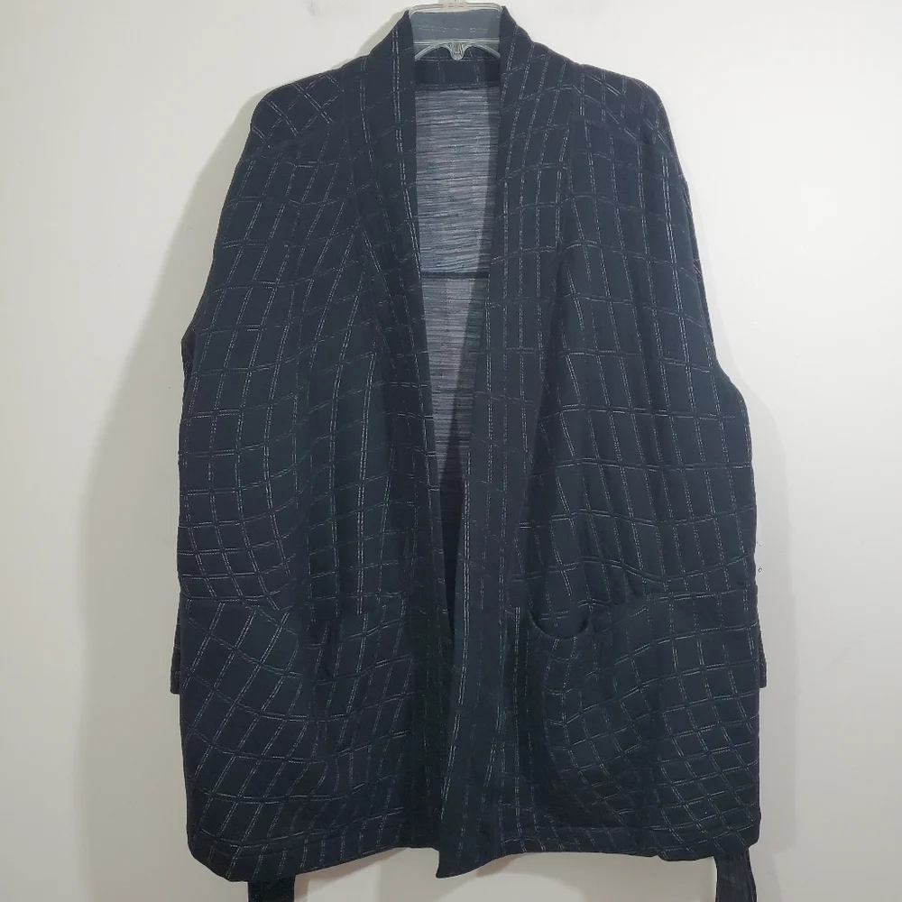 Nike Black Open-Front Cardigan Sweater - Picture 3 of 15